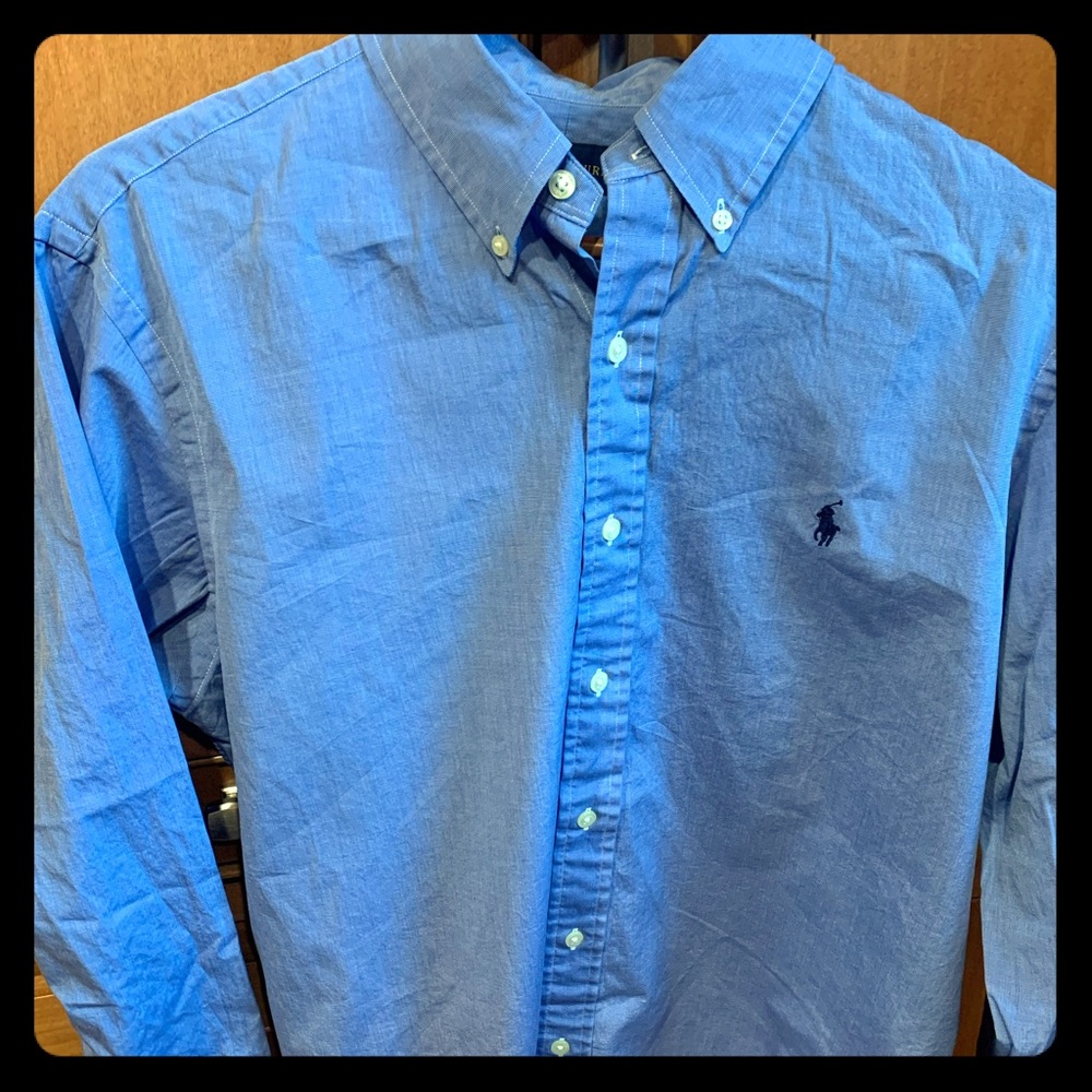 Men’s Ralph Lauren large blue button down